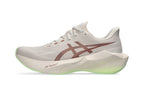 LANÇAMENTO - Tênis de Corrida Asics Novablast 6 - Bege / Marrom / Verde - Feminino