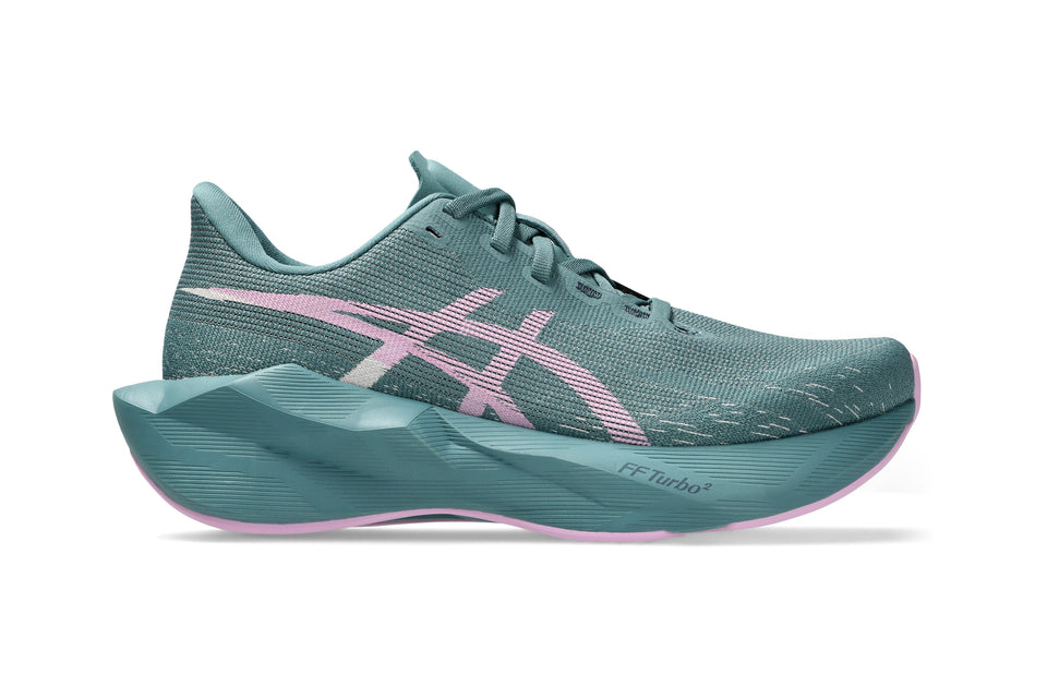 LANÇAMENTO - Tênis de Corrida Asics Novablast 6 - Azul / Roxo - Feminino