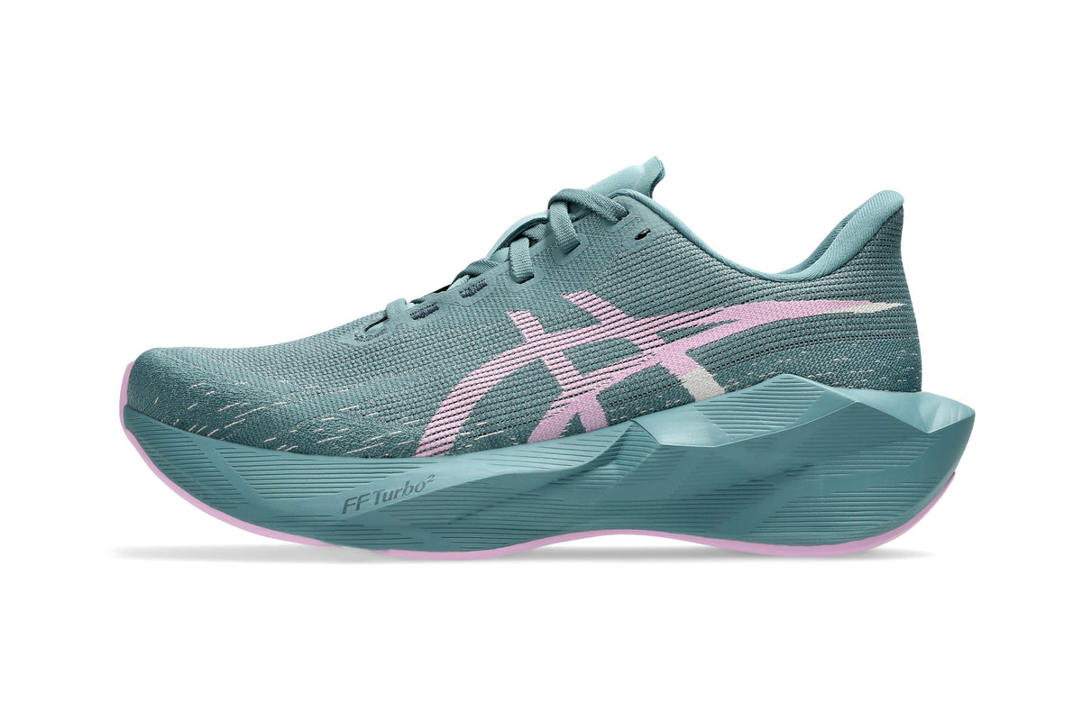 LANÇAMENTO - Tênis de Corrida Asics Novablast 6 - Azul / Roxo - Feminino
