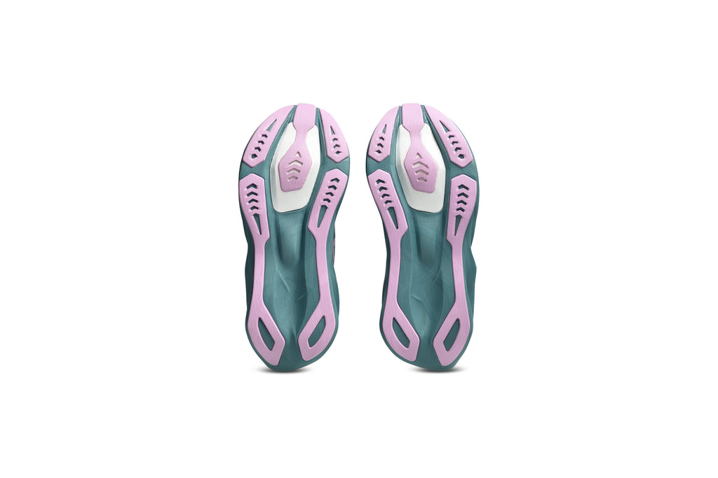 LANÇAMENTO - Tênis de Corrida Asics Novablast 6 - Azul / Roxo - Feminino