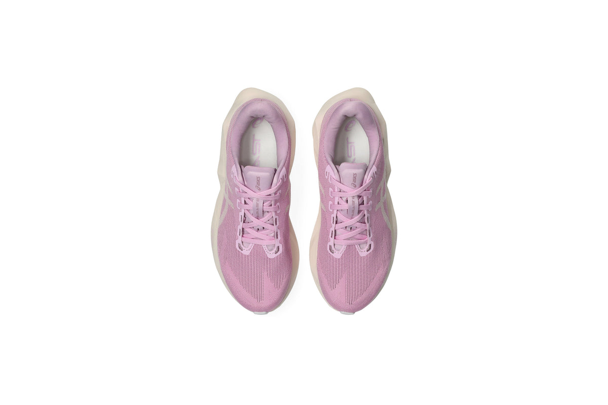 LANÇAMENTO - Tênis de Corrida Asics Novablast 6 - Rosa / Bege - Feminino