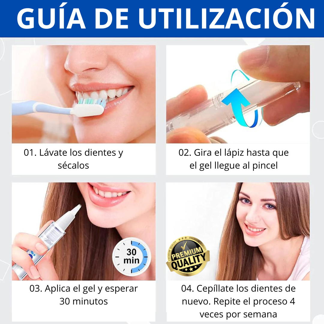 LUMIDENT™ 2x1  – Lápiz Blanqueador con Fórmula Mejorada