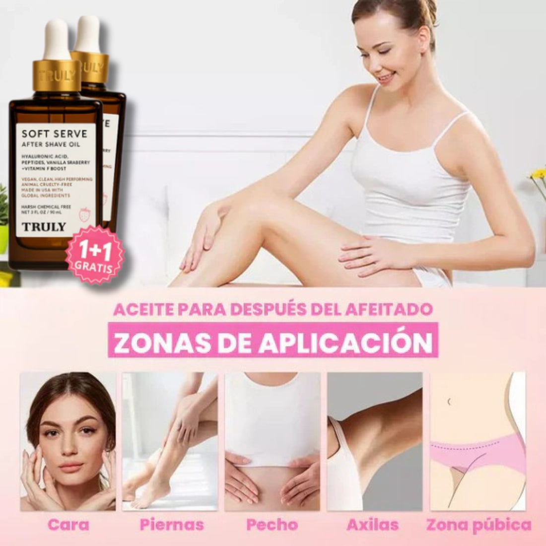 OFERTA LIMITADA 2x1 — Aceite 100% Natural para una Piel Íntima que Resplandece con Cuidado