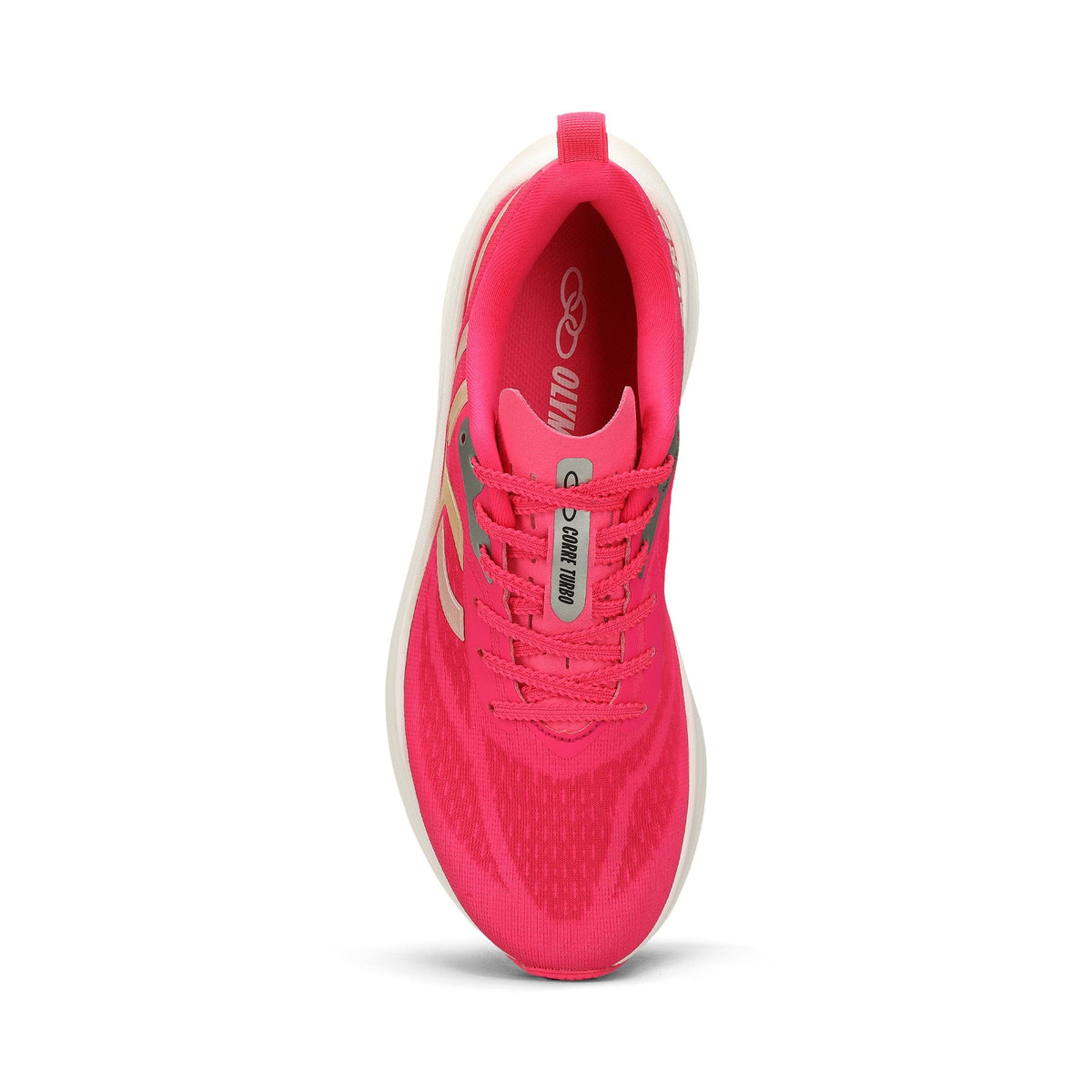LANÇAMENTO - Tênis de Corrida/Hyrox Olympikus Corre Turbo - Rosa / Branco - Feminino