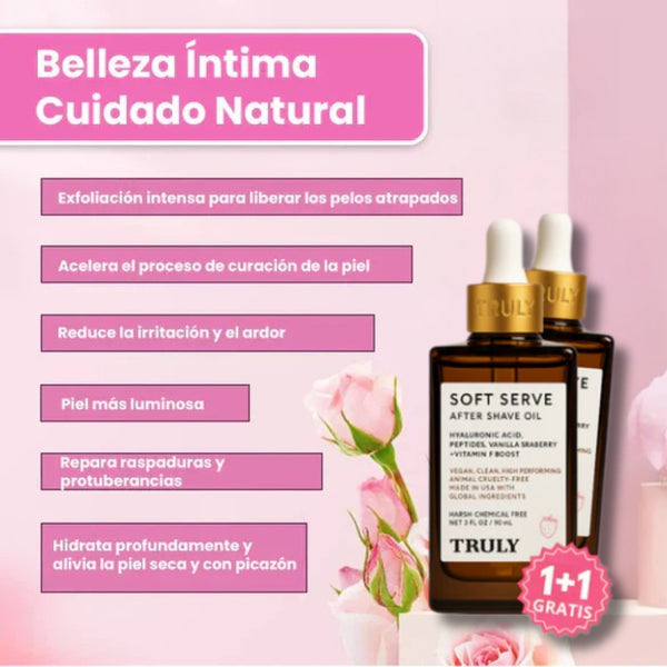 OFERTA LIMITADA 2x1 — Aceite 100% Natural para una Piel Íntima que Resplandece con Cuidado