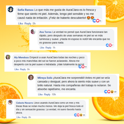 AuraClara™ Suero Iluminador Vitamina C – 49% OFF + Envío gratis