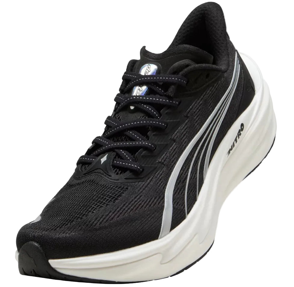 LANÇAMENTO - Tênis de Hyrox Puma Deviate NITRO™ 4 - Preto / Branco - Unissex