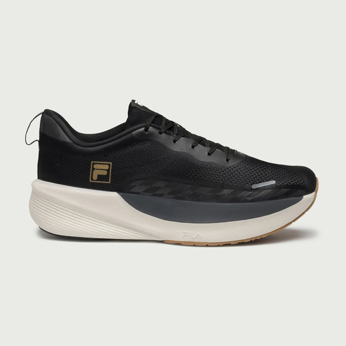 LANÇAMENTO - Tênis de Corrida/Hyrox Fila Aero Skyfoam - Preto / Branco - Unissex