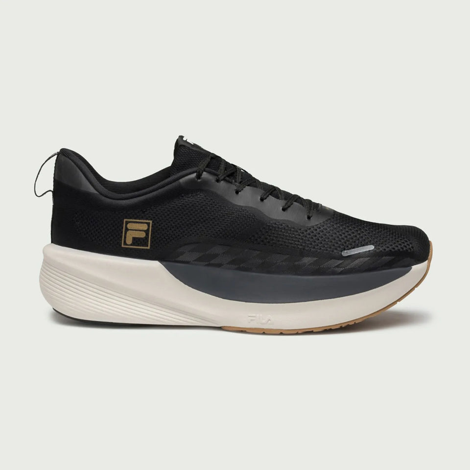 LANÇAMENTO - Tênis de Corrida/Hyrox Fila Aero Skyfoam - Preto / Branco - Unissex
