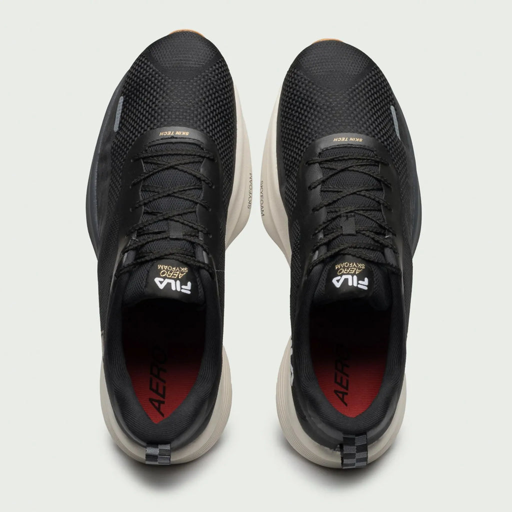 LANÇAMENTO - Tênis de Corrida/Hyrox Fila Aero Skyfoam - Preto / Branco - Unissex