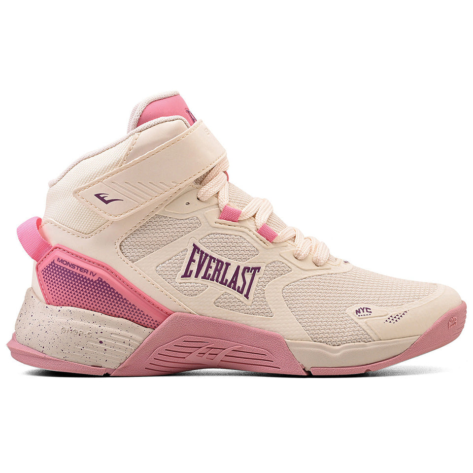 Tênis de Cross/Treino Everlast Monster 4 - Bege / Rosa - Feminino