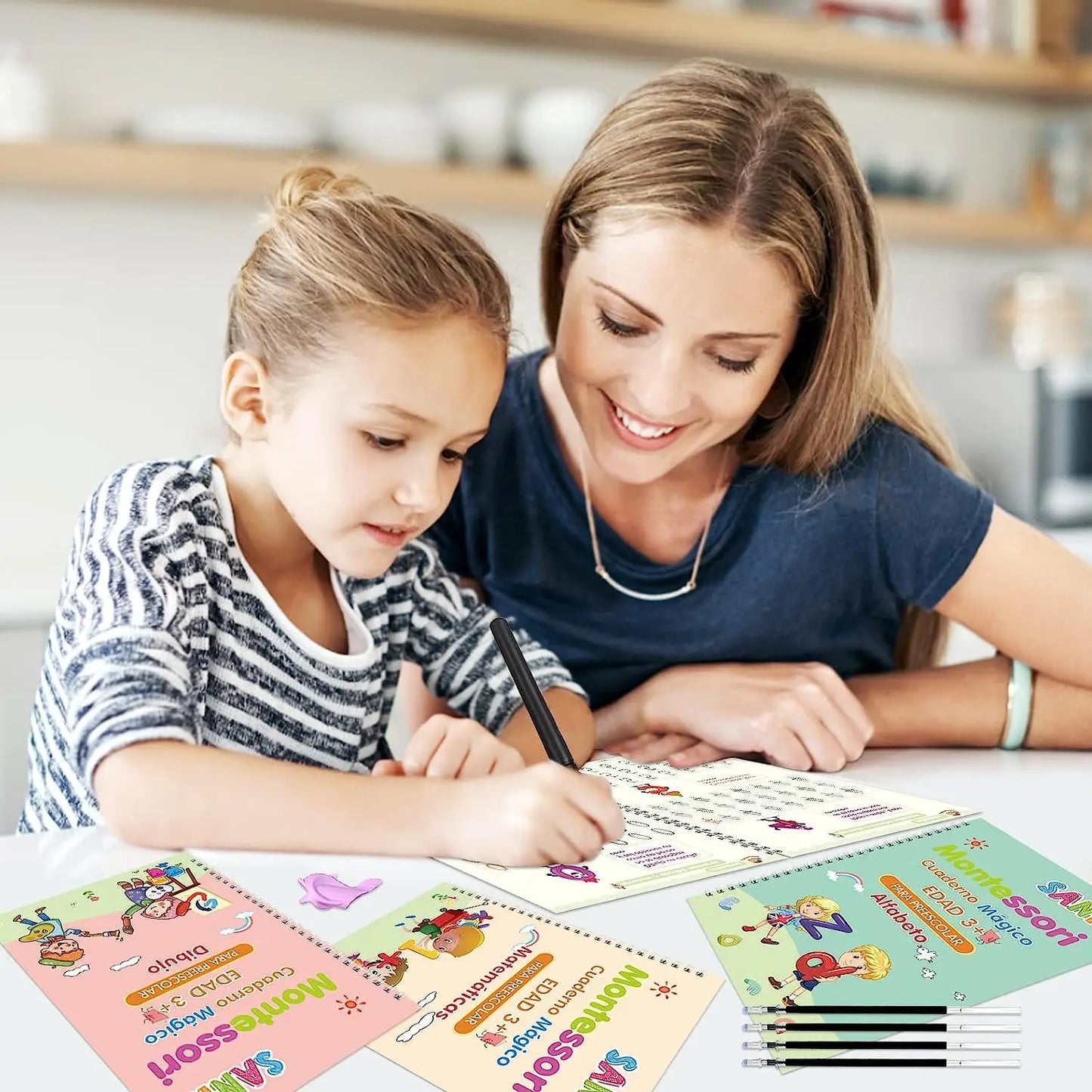 Mi primer cuaderno de práctica de escritura para niños