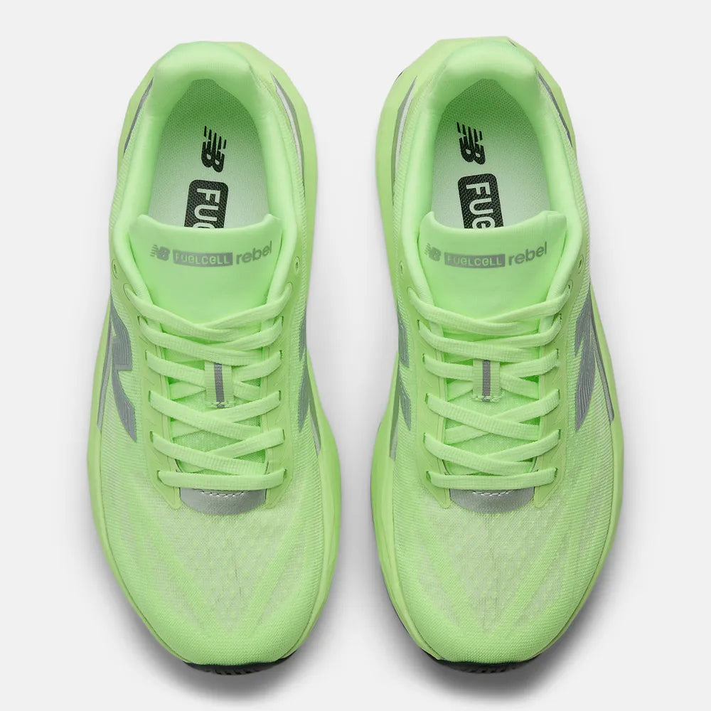 LANÇAMENTO - Tênis de Hyrox New Balance Fuelcell Rebel V5 Verde - Feminino