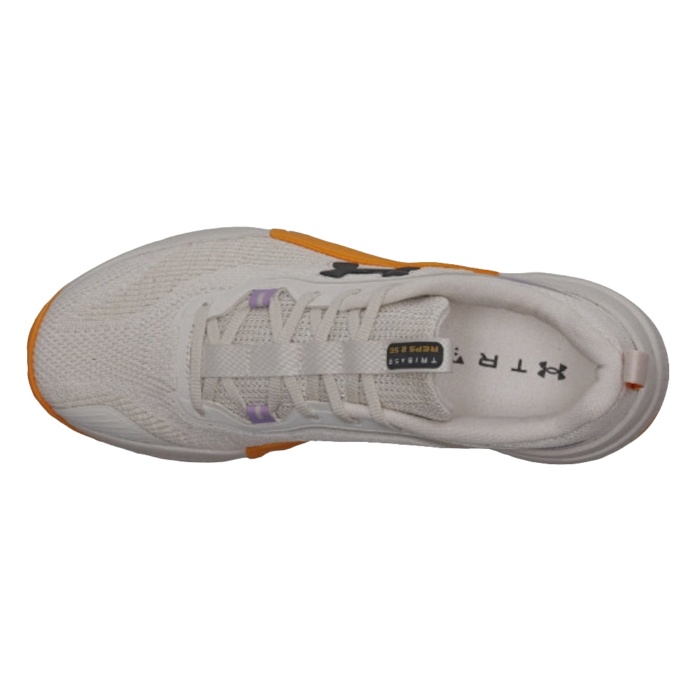 Tênis de Cross/Treino Under Armour Tribase Reps 2 SE - Cinza / Lilás / Laranja - Feminino