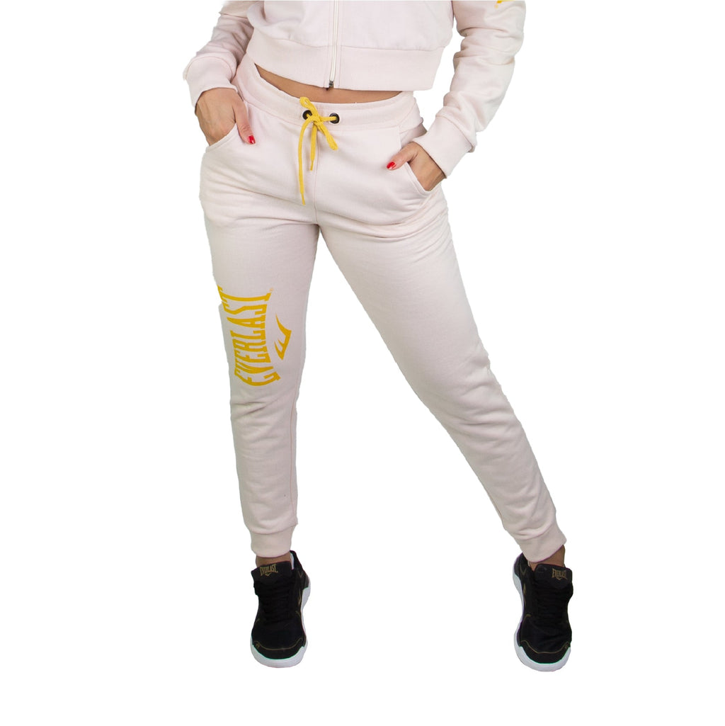 Calça Moletom Everlast - Bege / Amarelo - Feminino