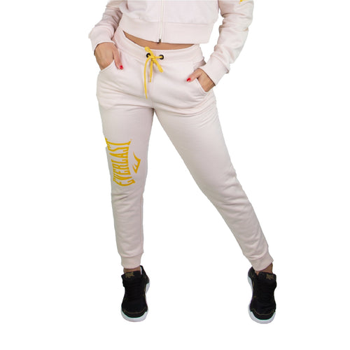 Calça Moletom Everlast - Bege / Amarelo - Feminino