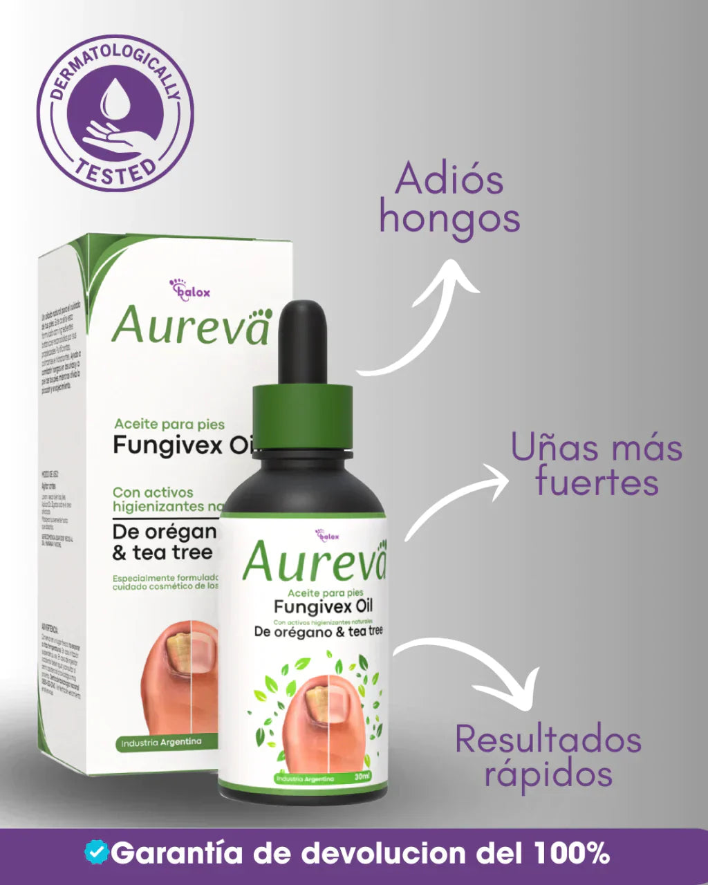 Fungivex™ – Aceite Antifúngico Aprobado por Expertos y 100% Natural