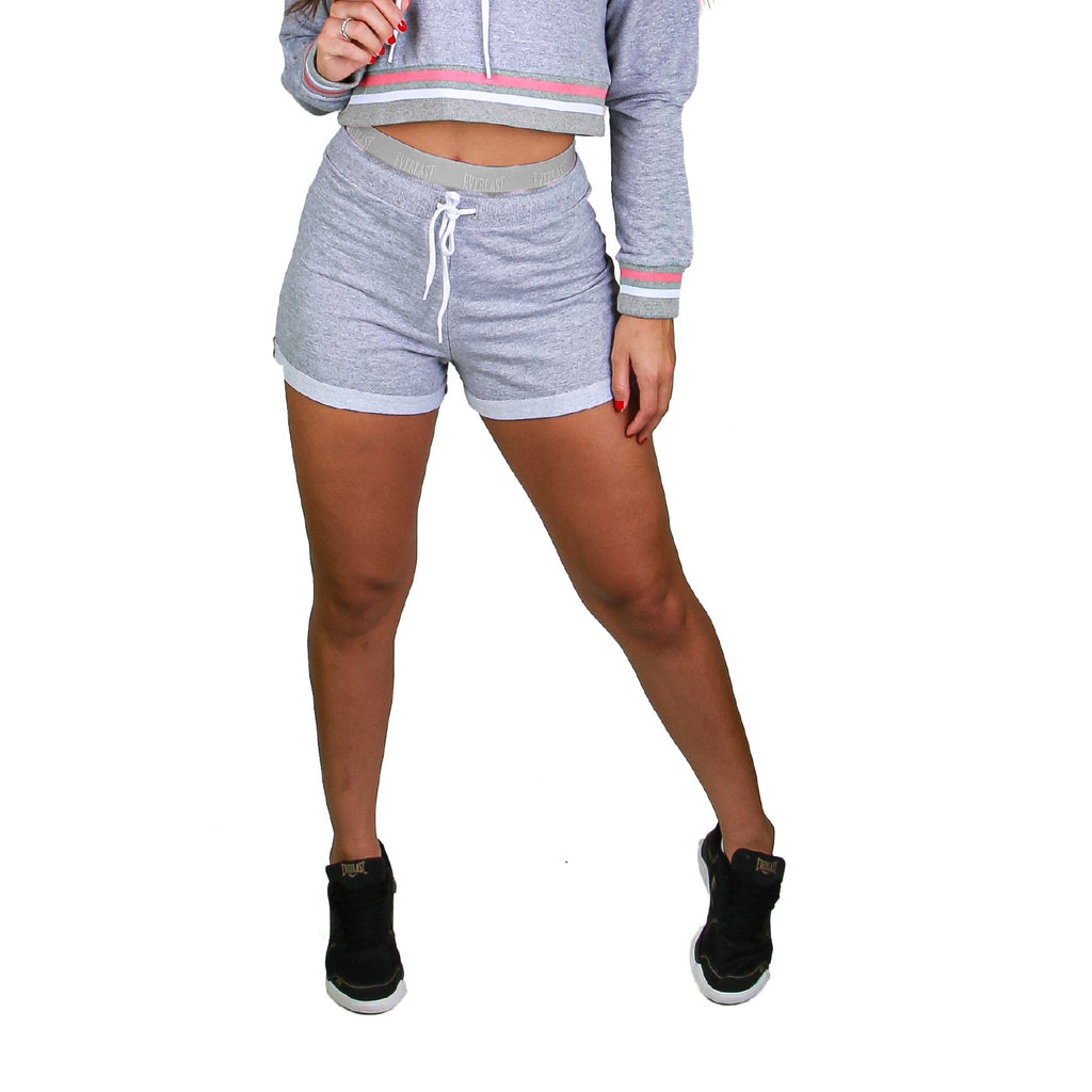 Shorts Everlast Moletom - Cinza - Feminino